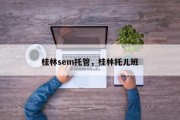 桂林sem托管，桂林托儿班