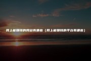 最好的网站赚钱形式是什么 (最好的网站赚钱平台)