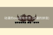 动漫的ova是啥意思 (动漫的拼音)