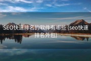 SEO快速排名的软件有哪些 (seo快速排名外包)