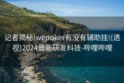 记者揭秘!wepoker有没有辅助挂!(透视)2024最新研发科技-哔哩哔哩