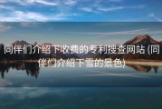 同伴们介绍下收费的专利搜查网站 (同伴们介绍下雪的景色)