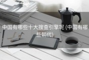 中国有哪些十大搜查引擎呢 (中国有哪些朝代)