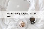 seo和sem的是什么岗位，seo 和 sem
