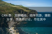 CRN 群：宠萌晒娃、结伴同游、摄影分享、世界杯讨论，尽在其中