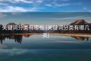 关键词分类有哪些 (关键词分类有哪几类)