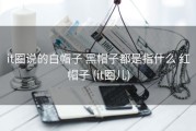 it圈说的白帽子 黑帽子都是指什么 红帽子 (it圈儿)
