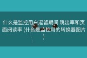 什么是监控用户逗留期间 跳出率和页面阅读率 (什么是监控用的转换器图片)