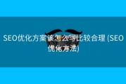 SEO优化方案该怎么写比较合理 (SEO优化方法)