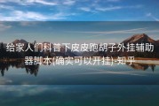 给家人们科普下皮皮跑胡子外挂辅助器脚本(确实可以开挂)-知乎