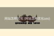 网站怎样优化 (网站怎样优化seo)