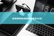 标签的拼音 (标签的拼音怎么写)
