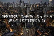 搜索引擎推广费用解析：为何6000元成为企业推广的首档标准？