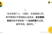跨境独立站数字营销策略：高效获取流量的关键步骤与思维认知
