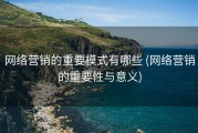 网络营销的重要模式有哪些 (网络营销的重要性与意义)