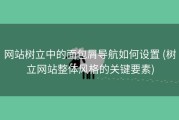 网站树立中的面包屑导航如何设置 (树立网站整体风格的关键要素)