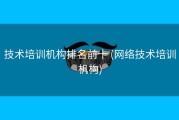 技术培训机构排名前十 (网络技术培训机构)