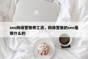 seo网络营销师工资，网络营销的seo是做什么的
