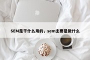 SEM是干什么用的，sem主要是做什么
