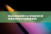 网站反向链接是什么?反向链接作用有哪些 (网站反向链接啥意思)