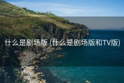 什么是剧场版 (什么是剧场版和TV版)