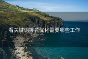 看关键词排名优化需要哪些工作