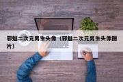 邪魅二次元男生头像（邪魅二次元男生头像图片）