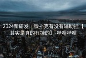 2024新研发！微扑克有没有辅助挂【其实是真的有挂的】-哔哩哔哩