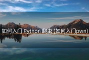 如何入门 Python 爬虫 (如何入门pwn)