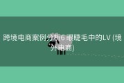 跨境电商案例分析6 眼睫毛中的LV (境外电商)
