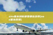 seo基本剖析都要哪些步骤 (seo基本原理)