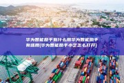 华为智能助手有什么用 华为智能助手有啥用 (华为智能助手小艺怎么打开)
