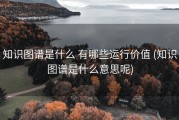 知识图谱是什么 有哪些运行价值 (知识图谱是什么意思呢)