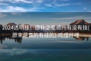 2024透明挂！德扑之星德州有没有挂(原来是真的有挂的)-哔哩哔哩