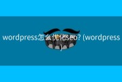 wordpress怎么优化seo? (wordpress)