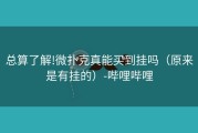 总算了解!微扑克真能买到挂吗（原来是有挂的）-哔哩哔哩