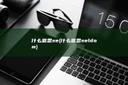 什么意思 se (什么意思seldom)