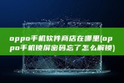 oppo手机软件商店在哪里 (oppo手机锁屏密码忘了怎么解锁)