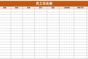 员工花名册怎样制做 (员工花名册怎么做)