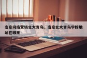 南京网络营销北大青鸟，南京北大青鸟学校地址在哪里