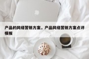 产品的网络营销方案，产品网络营销方案点评模板