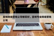 昆明网络营销公司哪家好，昆明专业网络营销公司