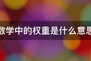 权重公式是什么 (权重公式是什么意思)