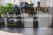 图片如何加alt标签图片如何加alt标签 (图片如何加暗水印)