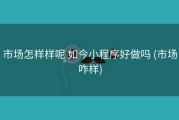 市场怎样样呢 如今小程序好做吗 (市场咋样)