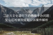 二次元文化盛行下的色情手办问题：宝山区检察院提起公诉案件解析