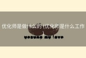 优化师是做什么的 (优化师是什么工作)