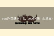 seo外包基本引见 (seo外包什么意思)