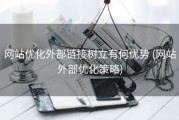 网站优化外部链接树立有何优势 (网站外部优化策略)