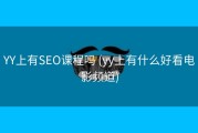 YY上有SEO课程吗 (yy上有什么好看电影频道)